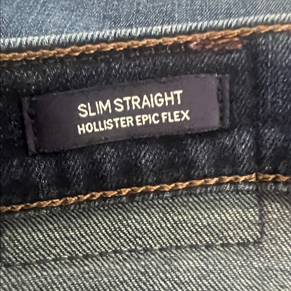 Hollister Dark Blue Straight Jeans - Picture 5 of 5